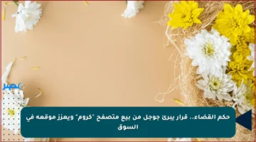 حكم القضاء.. قرار يبرئ جوجل من بيع متصفح “كروم” ويعزز موقعه في السوق